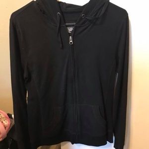 Trek Gear Black Zip Up Hoodie